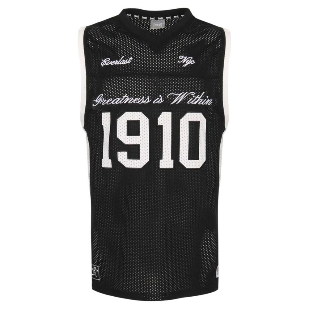 Everlast Mens Sleeveless Basketball Tank Top / Black